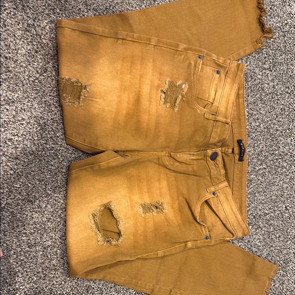 STS Blue Tan Skinny Jeans Distressed Style